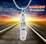 Car Charm Urn Cremation Pendant Ash Holder Memorial Necklace