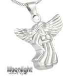 Angel of Peace Cremation Urn Keepsake Ashes Memorial Necklace