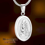 Mother & Child Urn Cremation Pendant Ash Holder Memorial Necklace